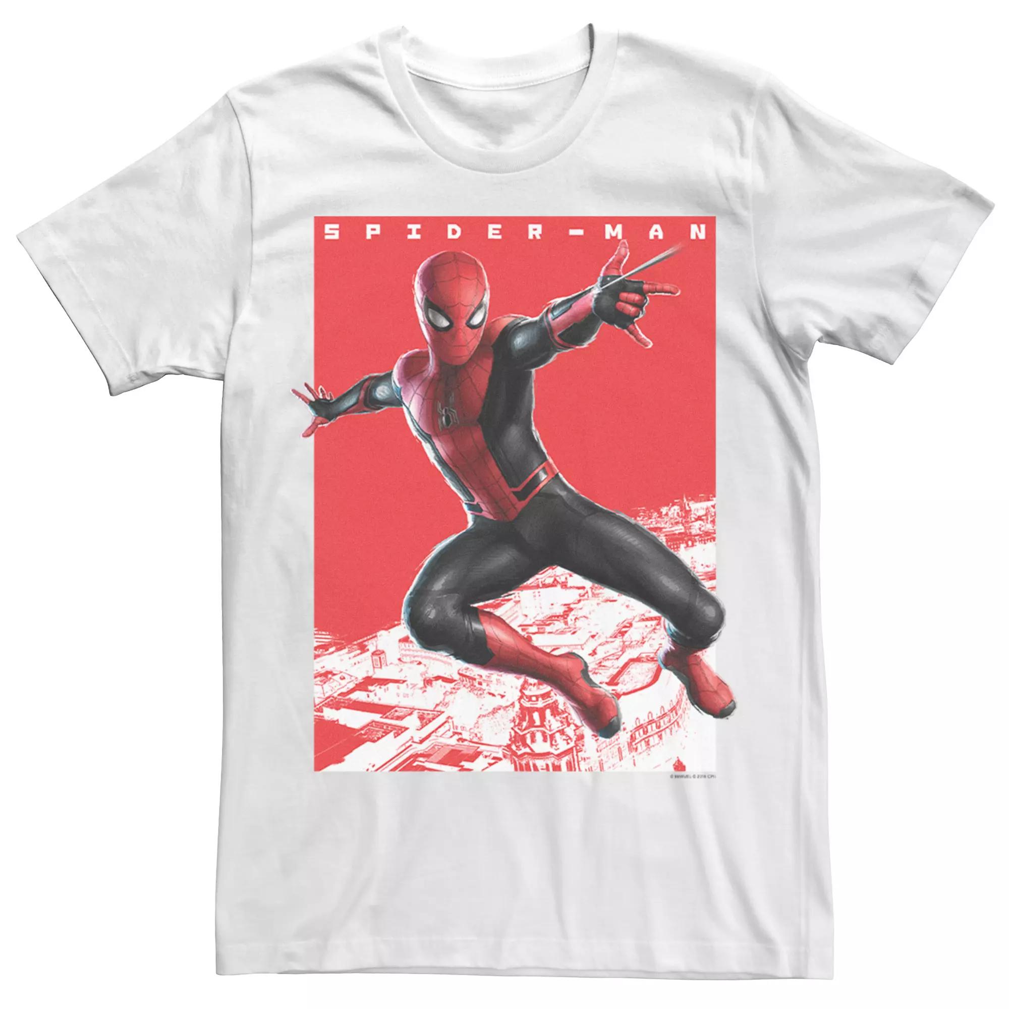 Men's Marvel Spider-Man Poster Tee,  Product Image