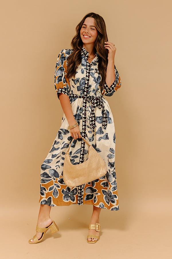 Meadow Daydream Floral Midi Dress Product Image