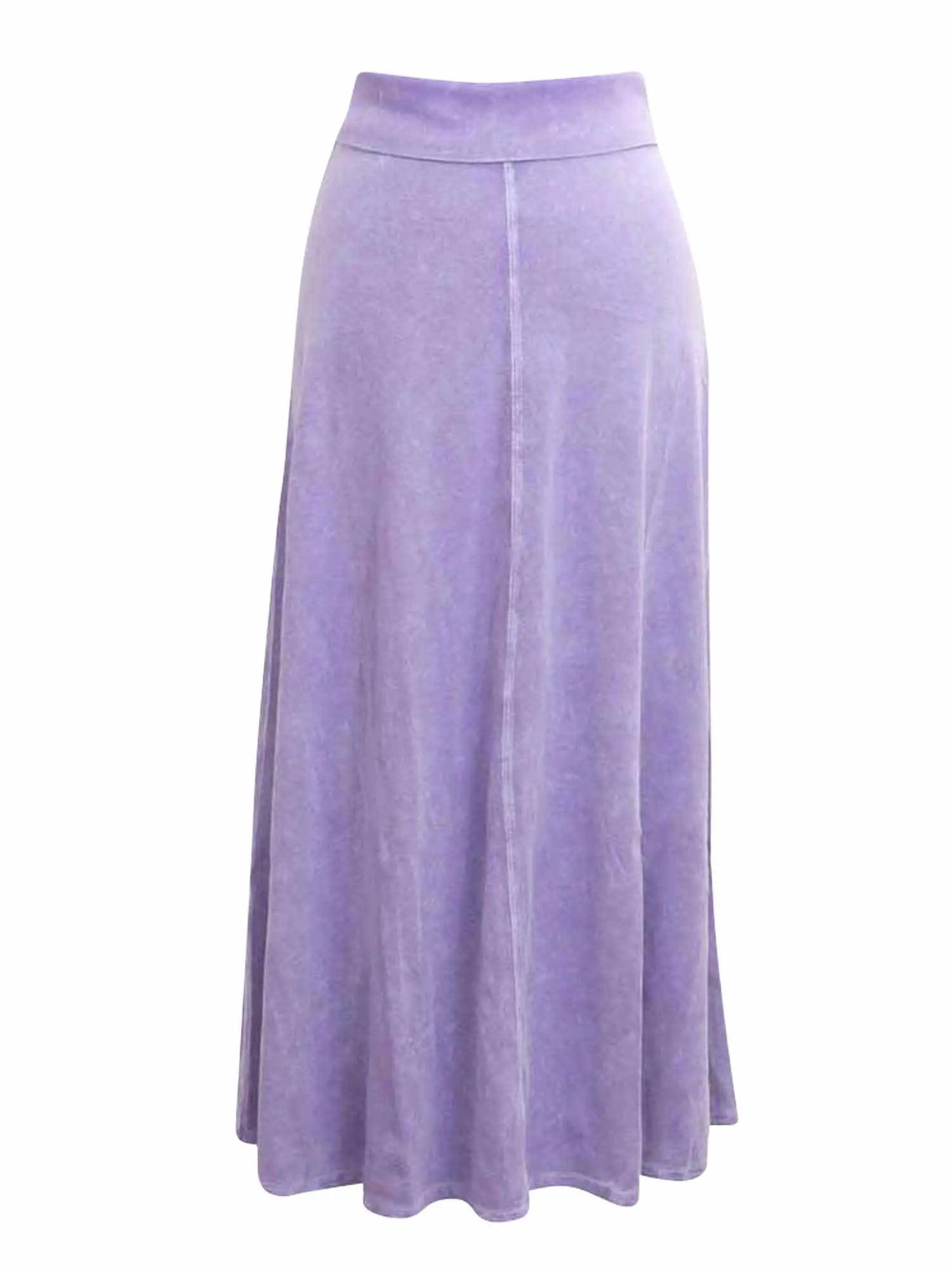 Hard Tail Roll Down Cotton Skirt B-131 Product Image