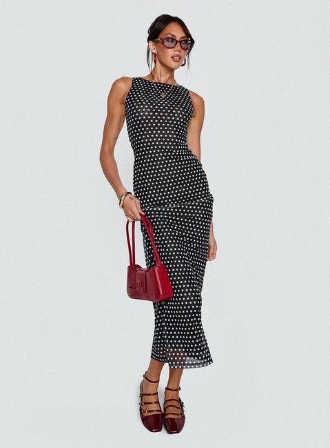 Top Of Mind Maxi Dress Black Product Image
