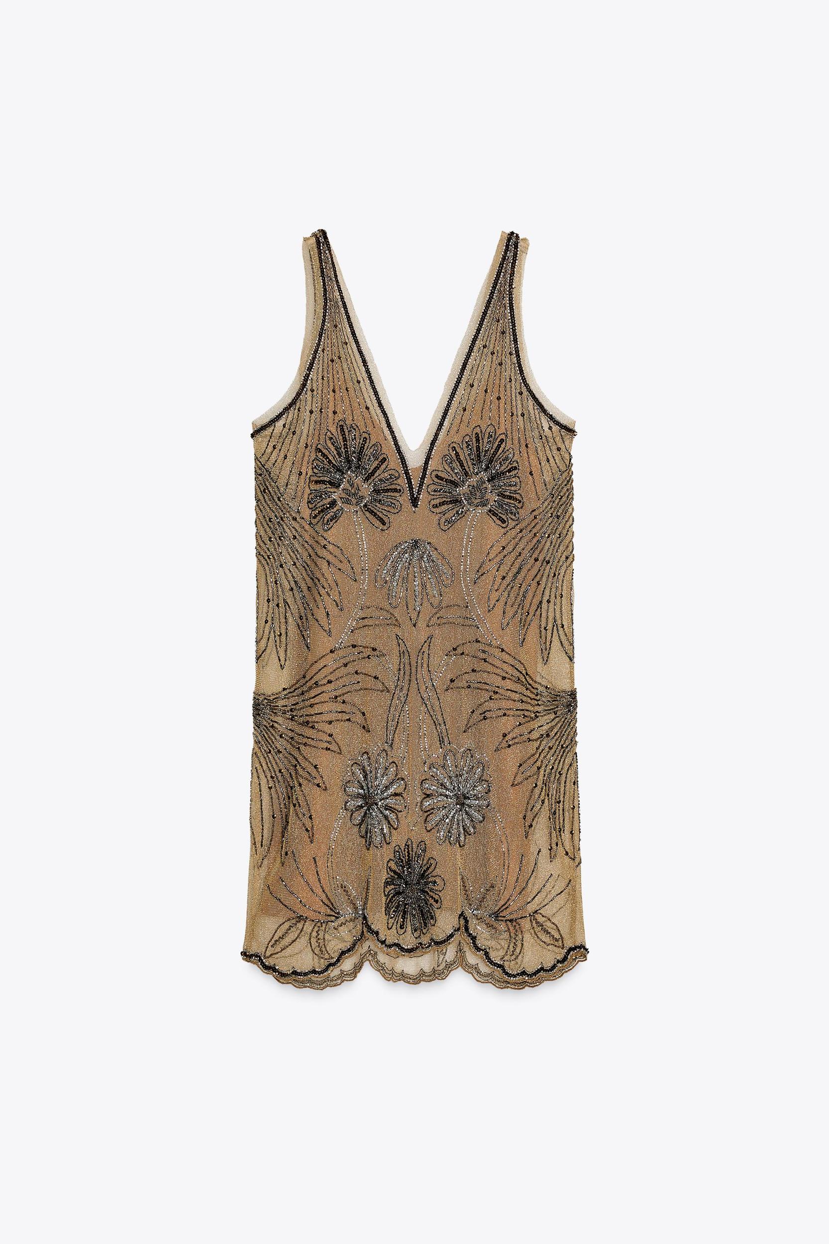 ZW COLLECTION EMBROIDERED TULLE DRESS Product Image