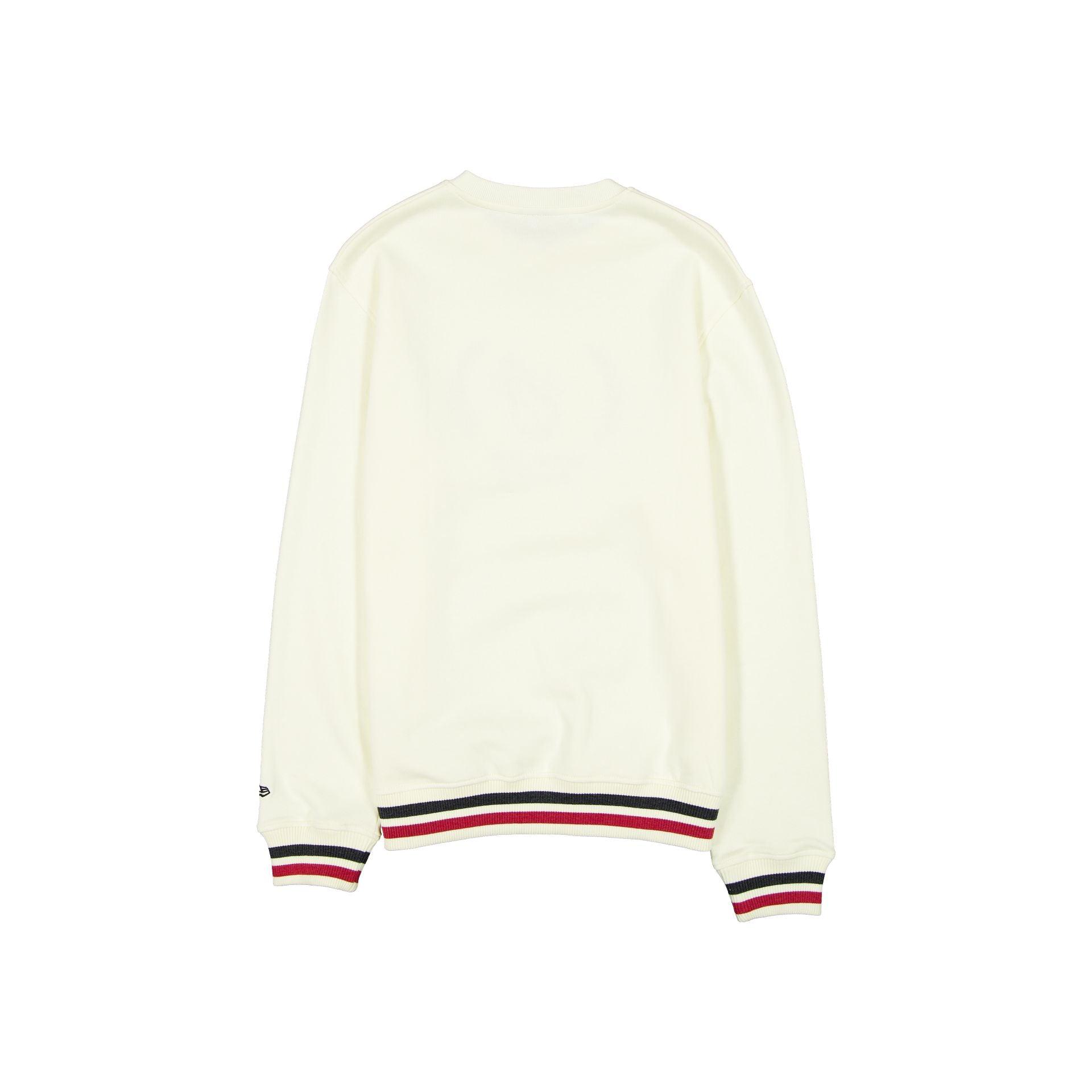 Los Angeles Dodgers Throwback Chrome White Crewneck Male Product Image