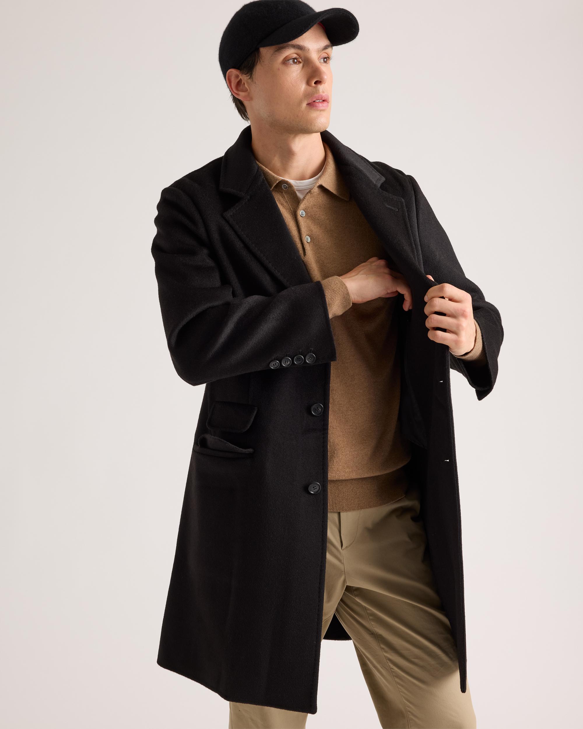 Quince | Men's 100% Mongolian Cashmere Double-Faced Overcoat Product Image