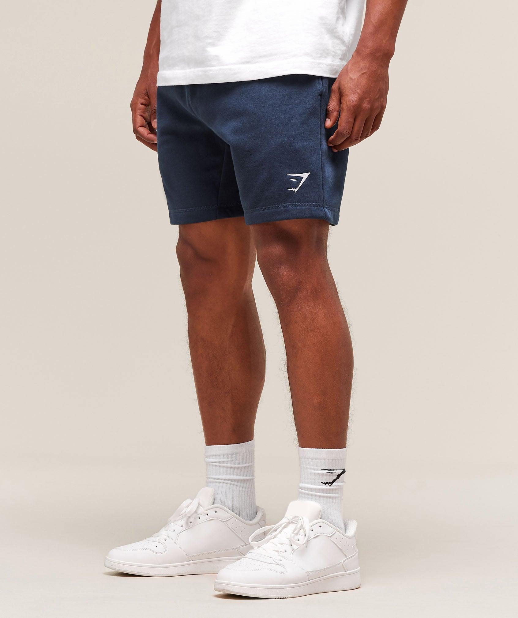 Gymshark Crest 7" Shorts - Navy Male Product Image
