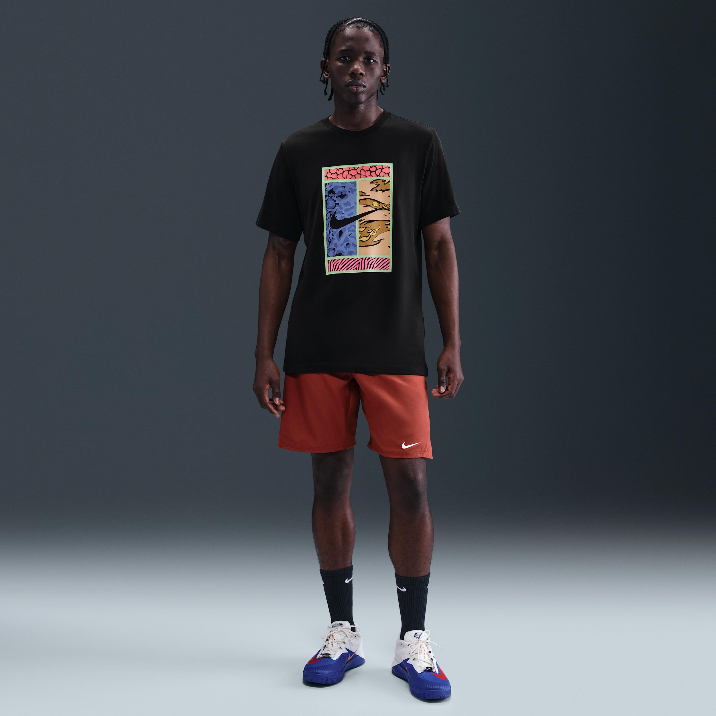 Nike Mens Court Dri-FIT Tennis T-Shirt | HV1715-010 Product Image