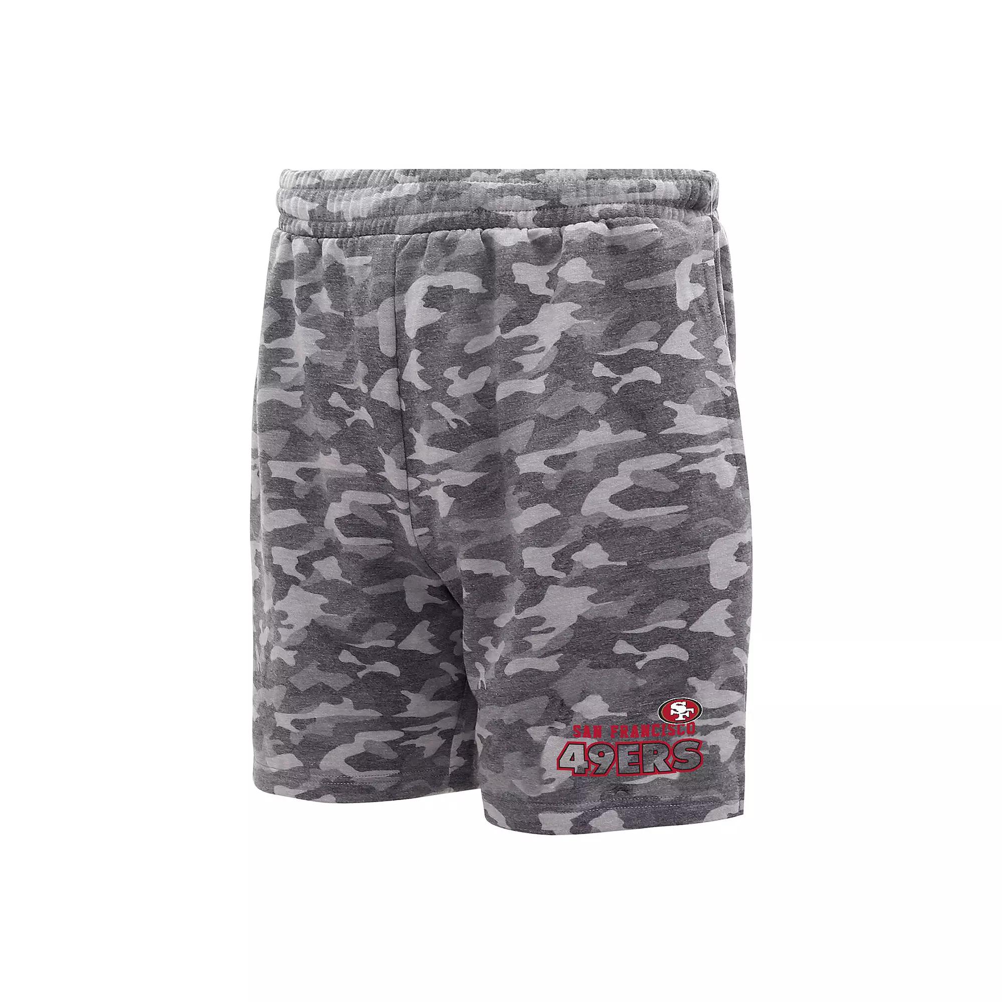 Men's Concepts Sport Charcoal Las Vegas Raiders Biscayne Camo Shorts,  Product Image