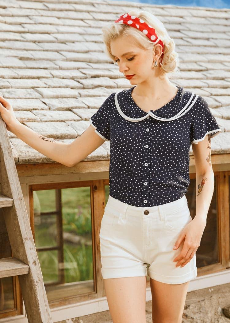 Polka Dot Daydream Blouse Product Image