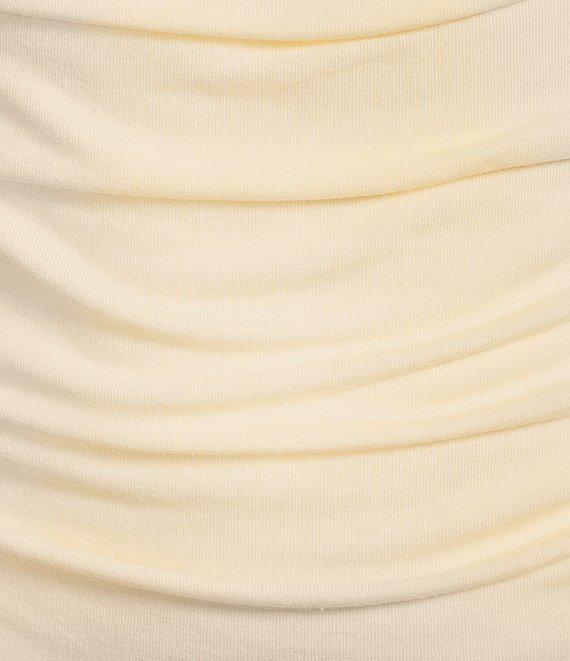 GB Ruched Side High Neck Mini Dress Product Image