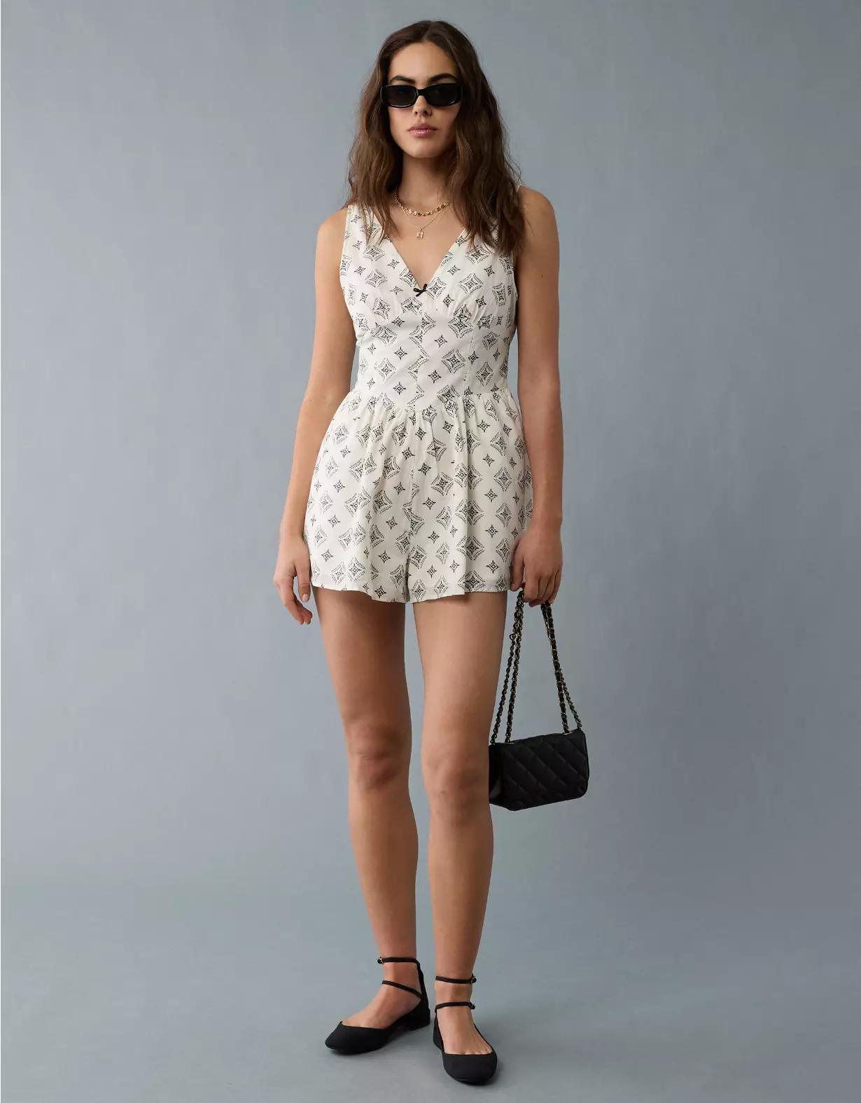 AE V-Neck Romper Product Image