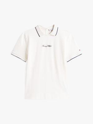 Regular Fit Stretch Crewneck Polo Product Image