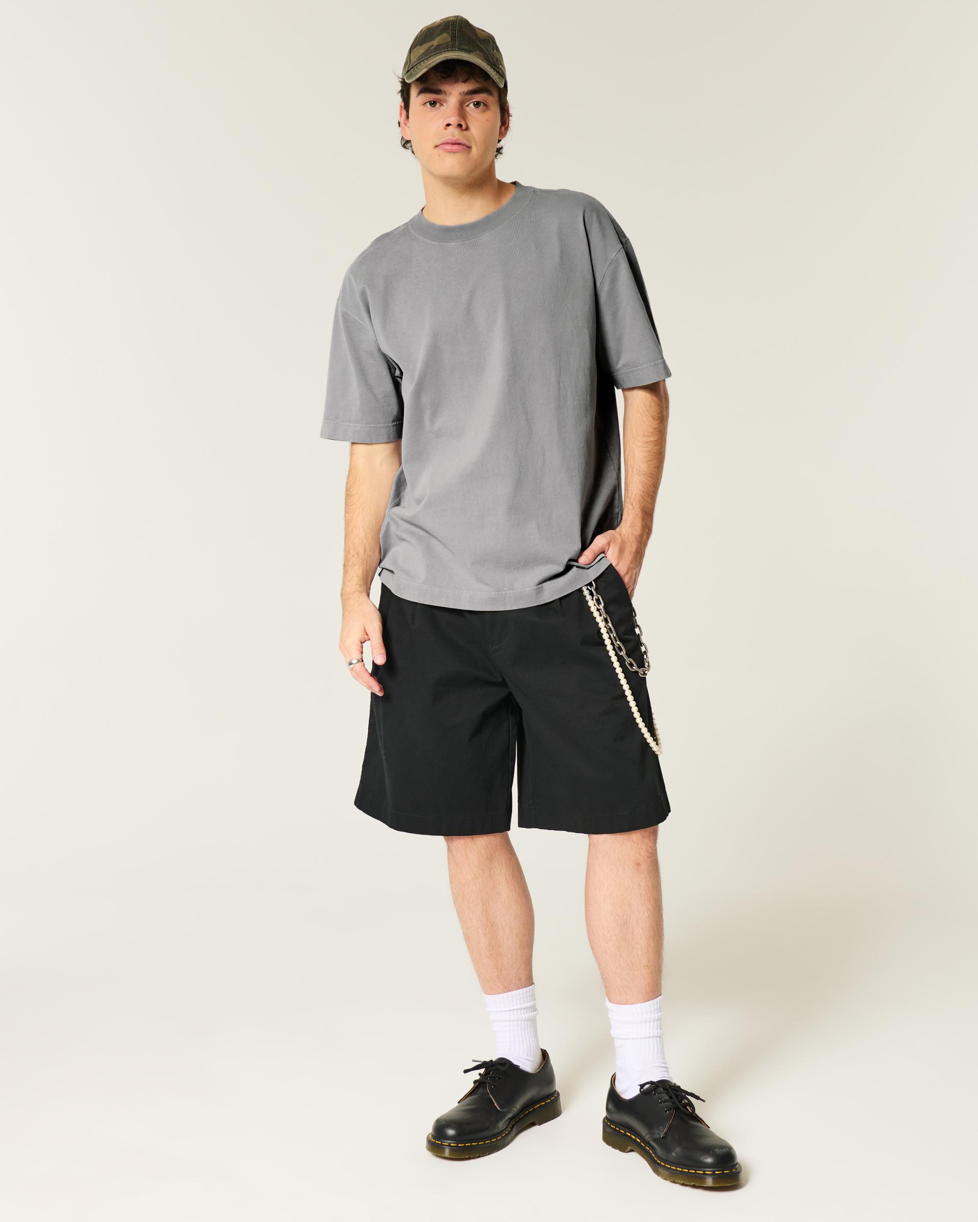 Dalix Mens Lil Smile Heavy Weight Cotton Tee Product Image