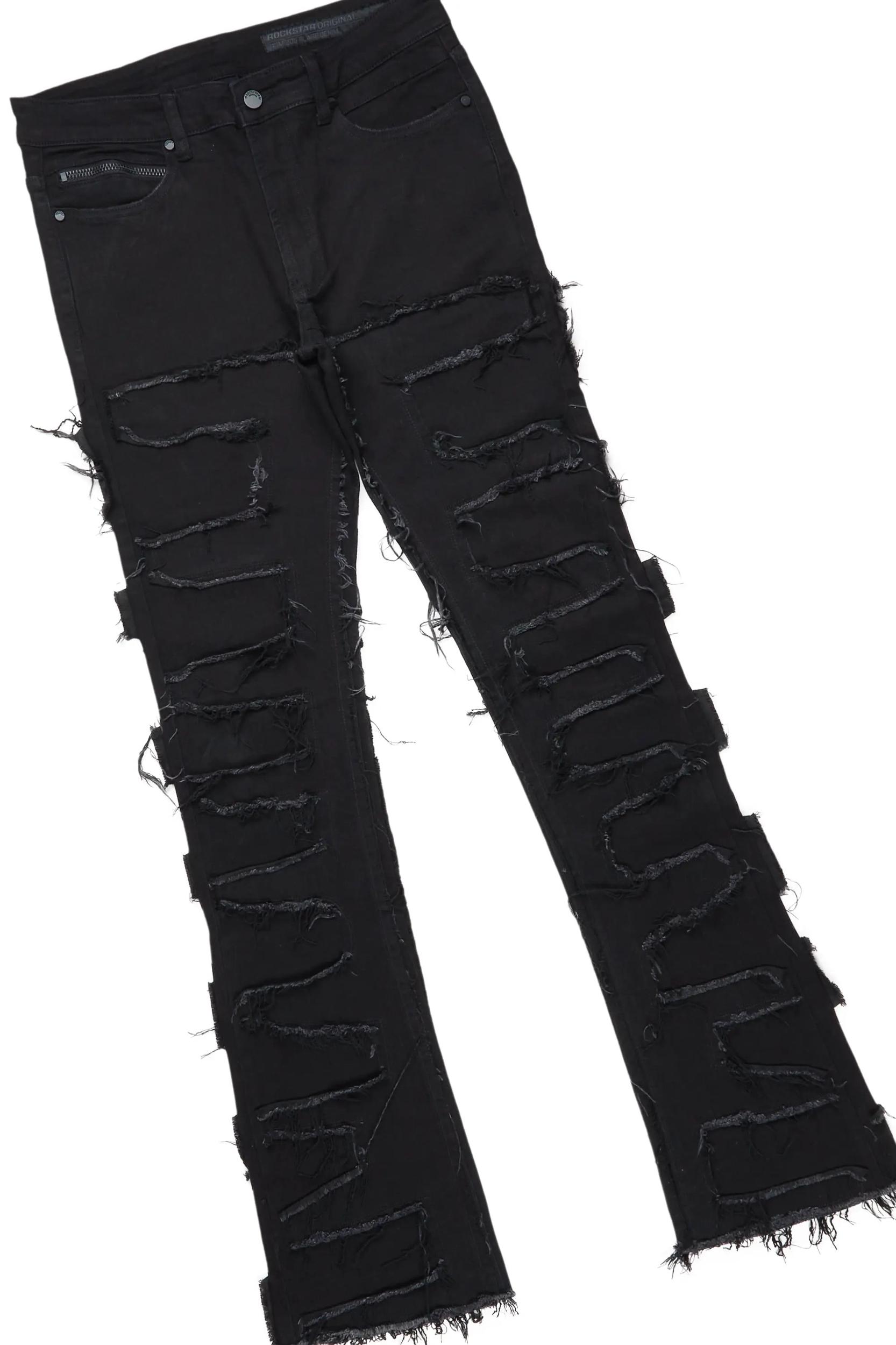 Balius Black T-Shirt/Stacked Flare Jean Bundle Male Product Image