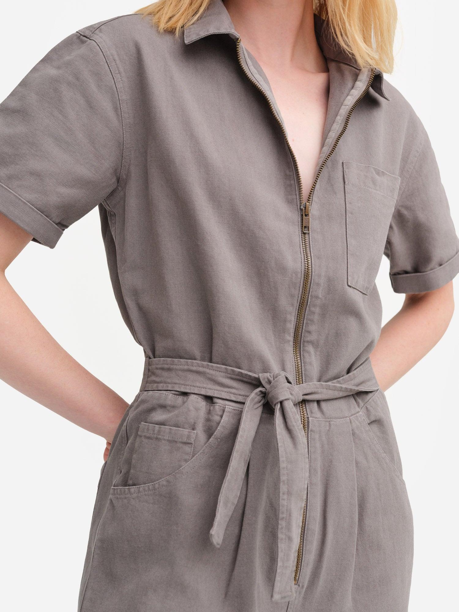 Organic Cotton Canvas Jumpsuit Female Product Image