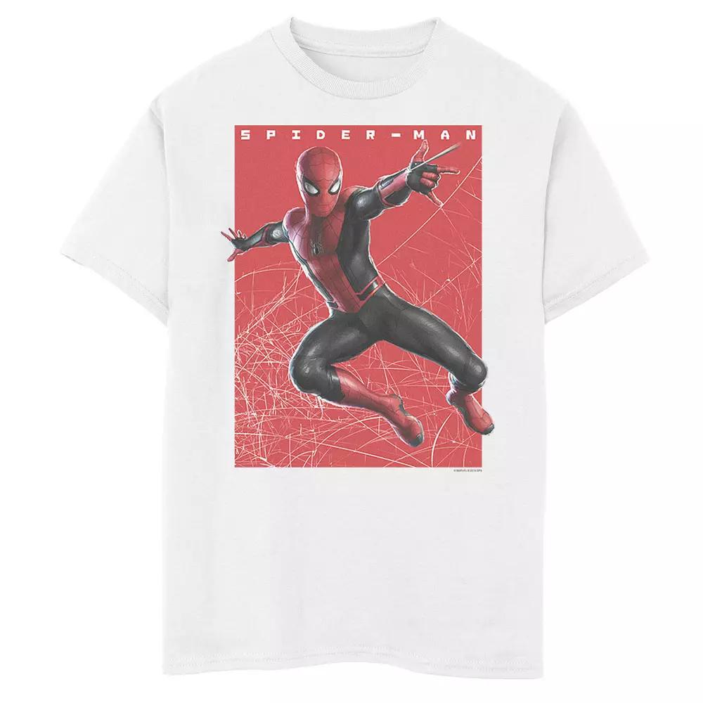 Boys 6-20 Marvel Spider-Man Far From Home Web Swinging Poster Graphic Tee, Boy's,  Product Image