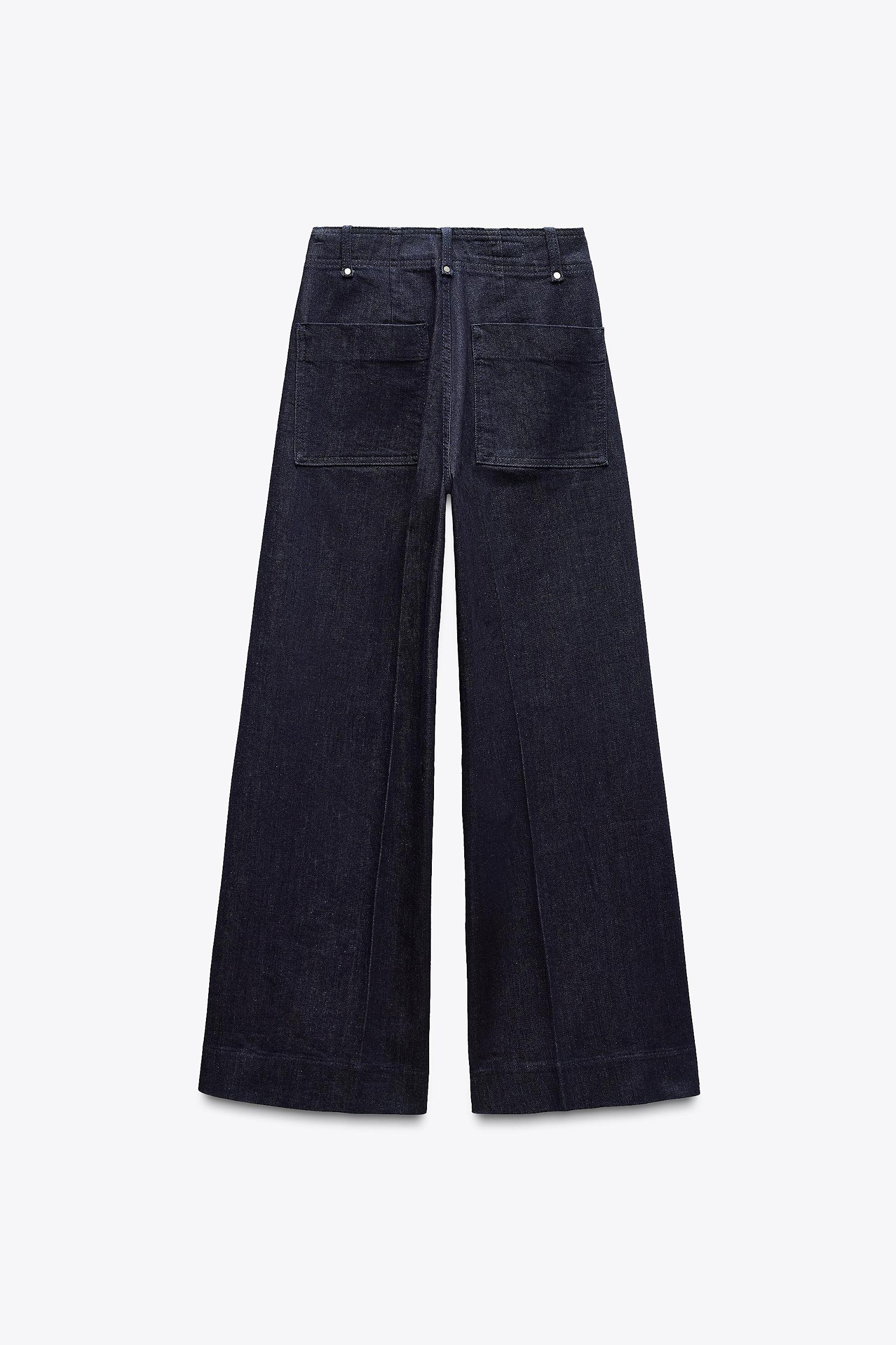 ZW COLLECTION HIGH WAIST WIDE LEG JEANS Product Image