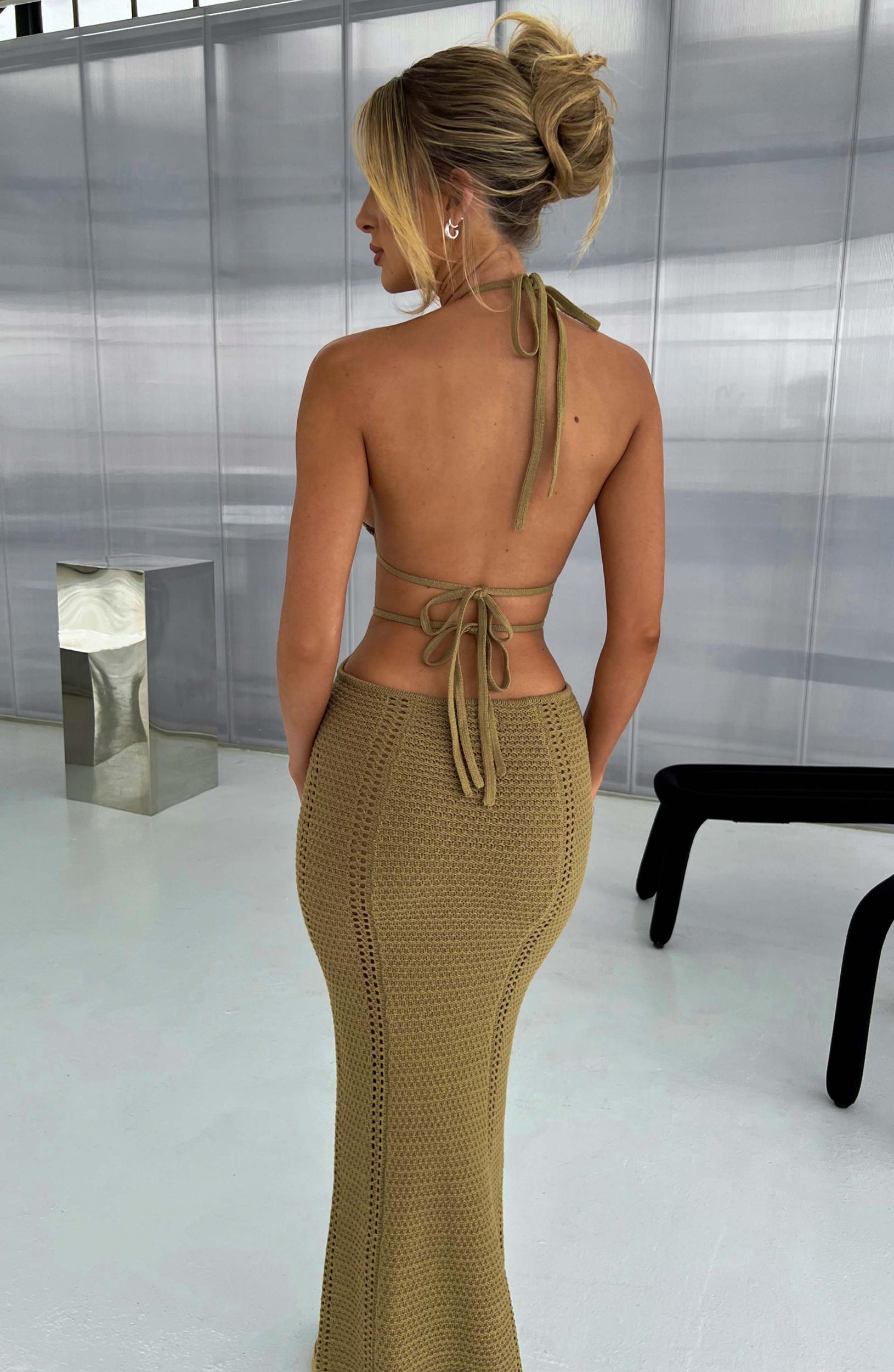 Arabella Maxi Dress - Khaki Product Image