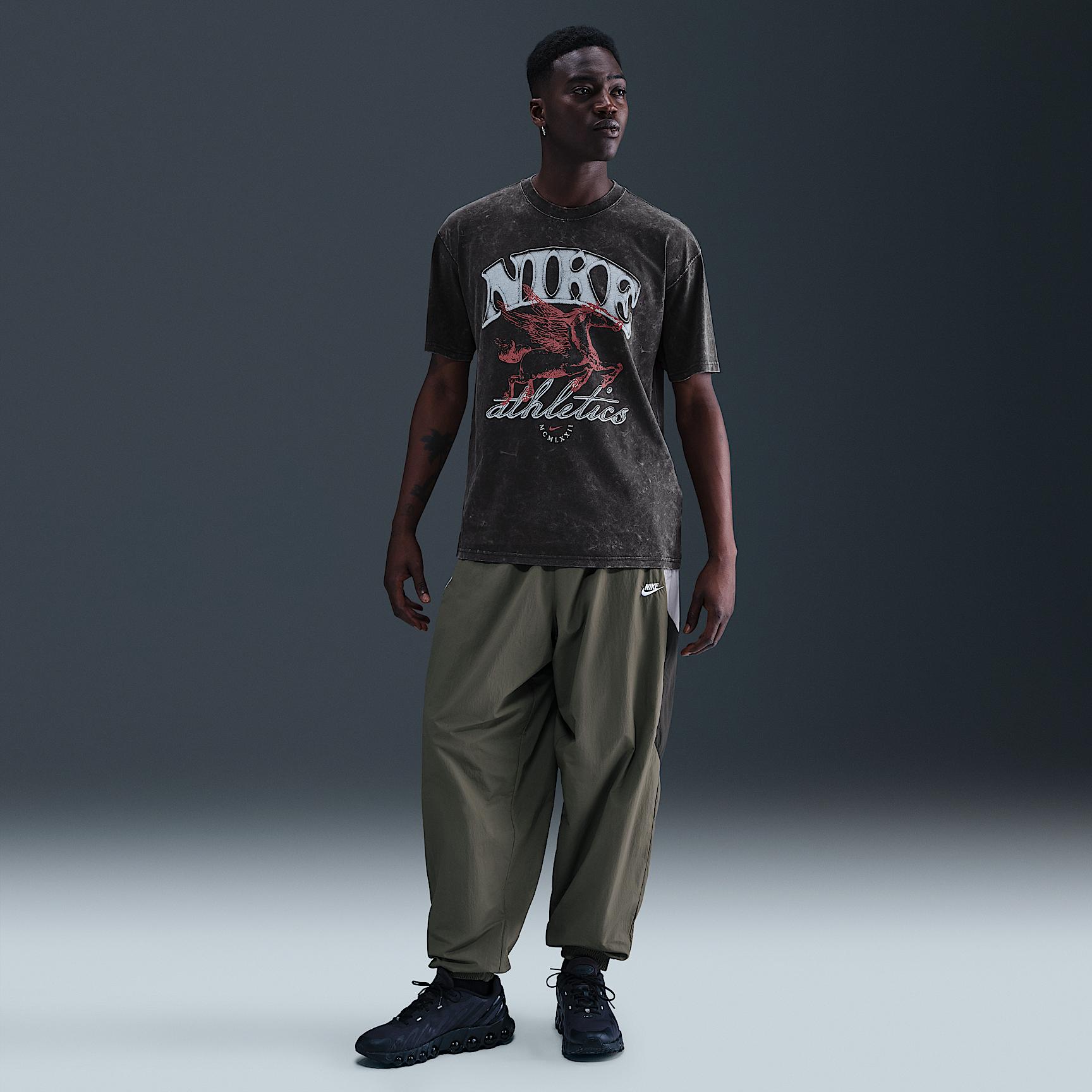 Nike Mens Nike M90 BB OC 3 T-Shirt - Mens Anthracite/Multi Product Image