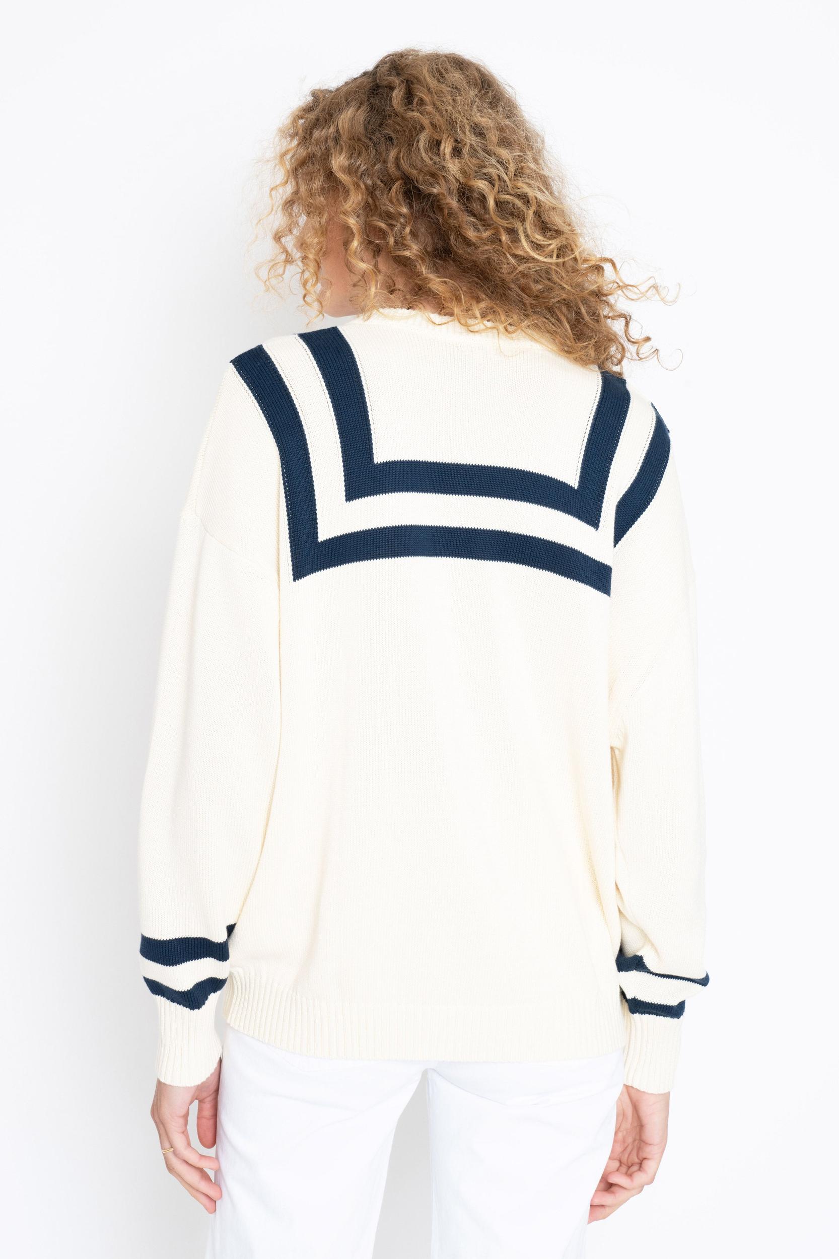The Anchor - Cream/Navy Female Product Image