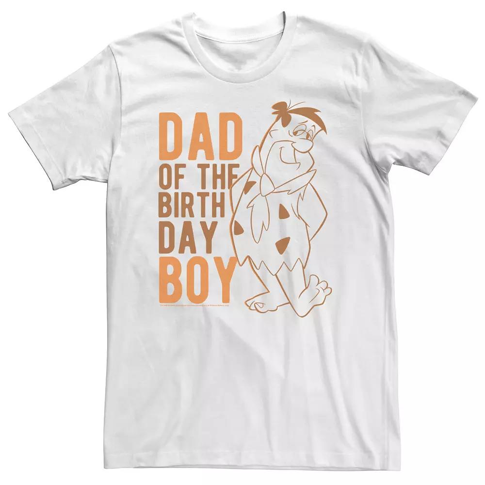 Big & Tall The Flintstones Fred Flintstone Dad Of The Birthday Boy Tee, Men's,  Product Image