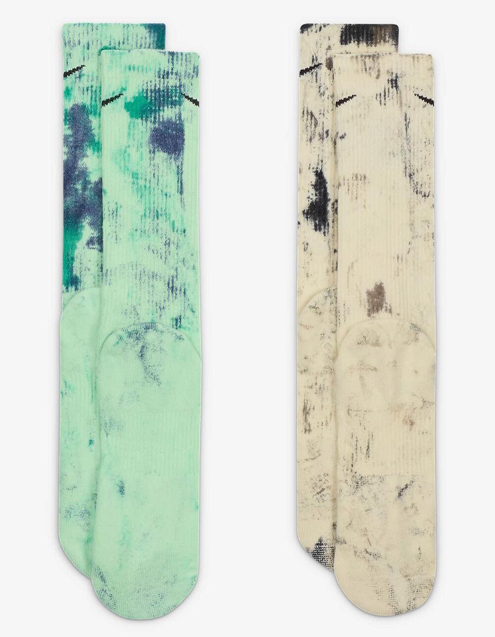 NIKE Everyday Plus Cushioned 2 Pack Crew Socks - GREEN COMBO Product Image