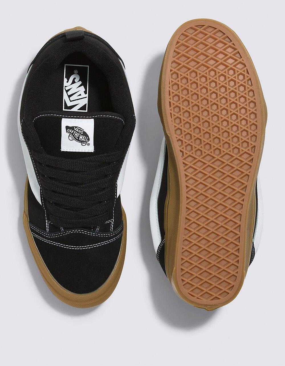 VANS Knu Skool Shoes - BLACK/BROWN Product Image