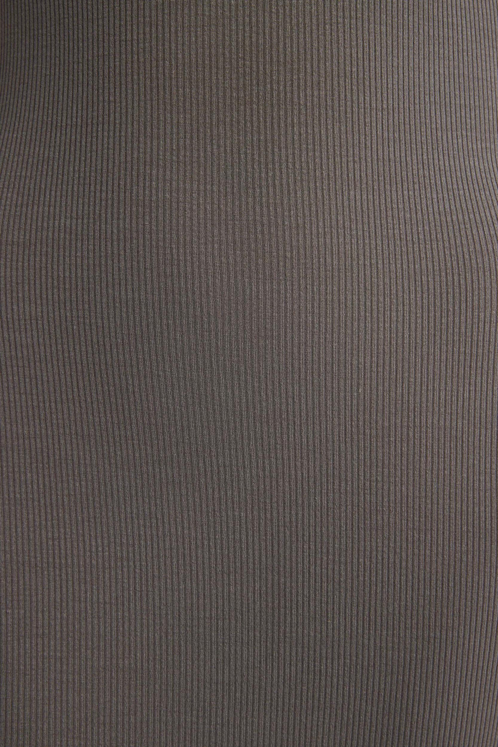 Modal Scoop-Neck Maxi Dress in Grey Female Product Image