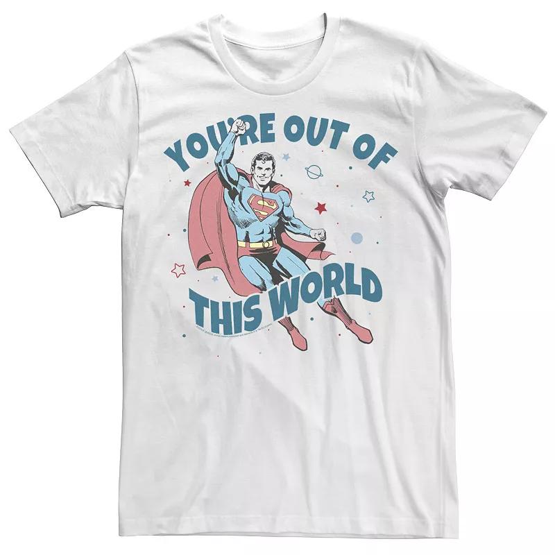 Men's DC Comics Superman "You're Out Of This World" Tee,  Product Image