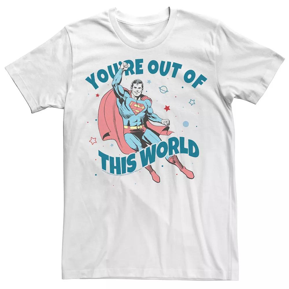 Men's DC Comics Superman "You're Out Of This World" Tee,  Product Image