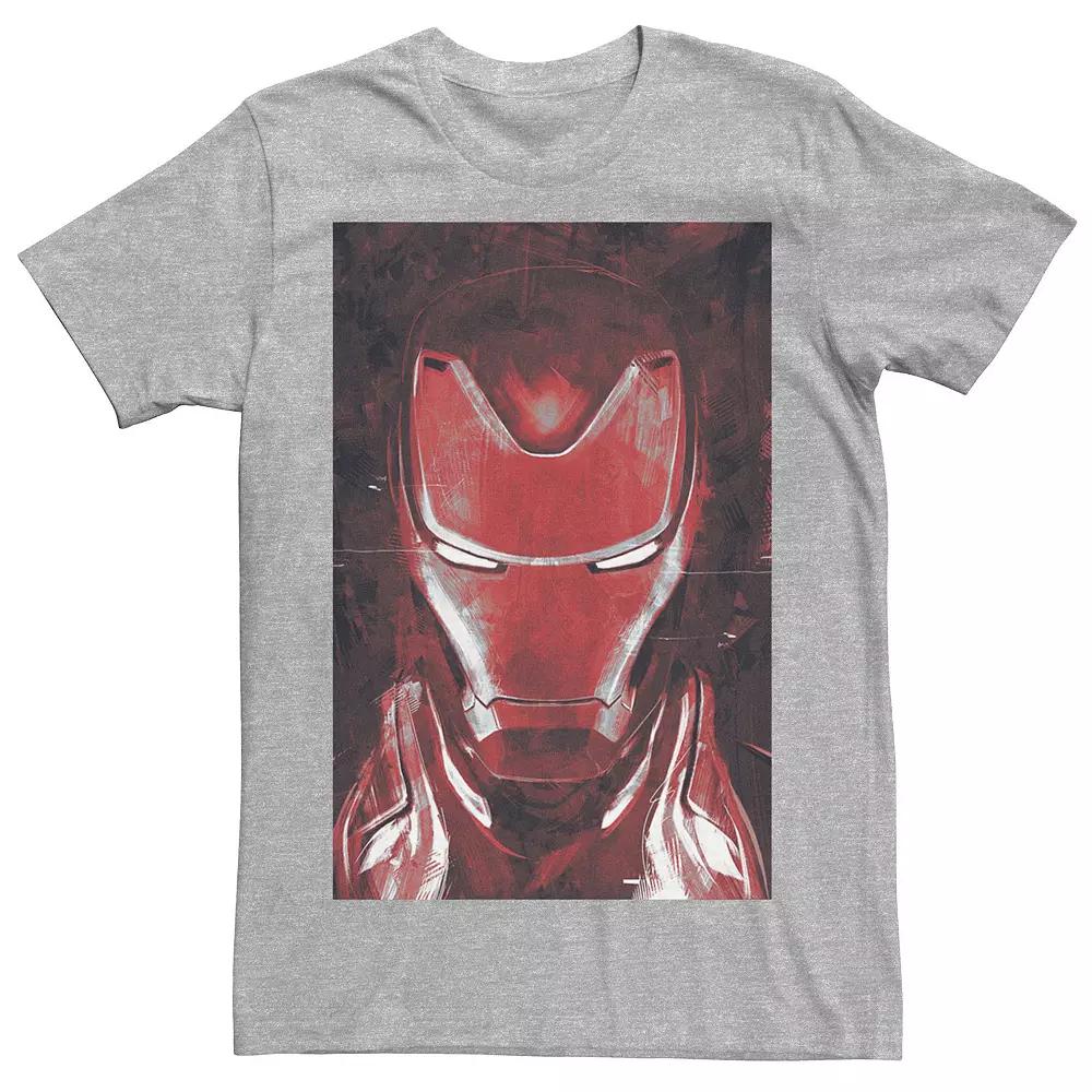 Men's Marvel Avengers Endgame Red Iron Man Portrait Graphic Tee,  Product Image