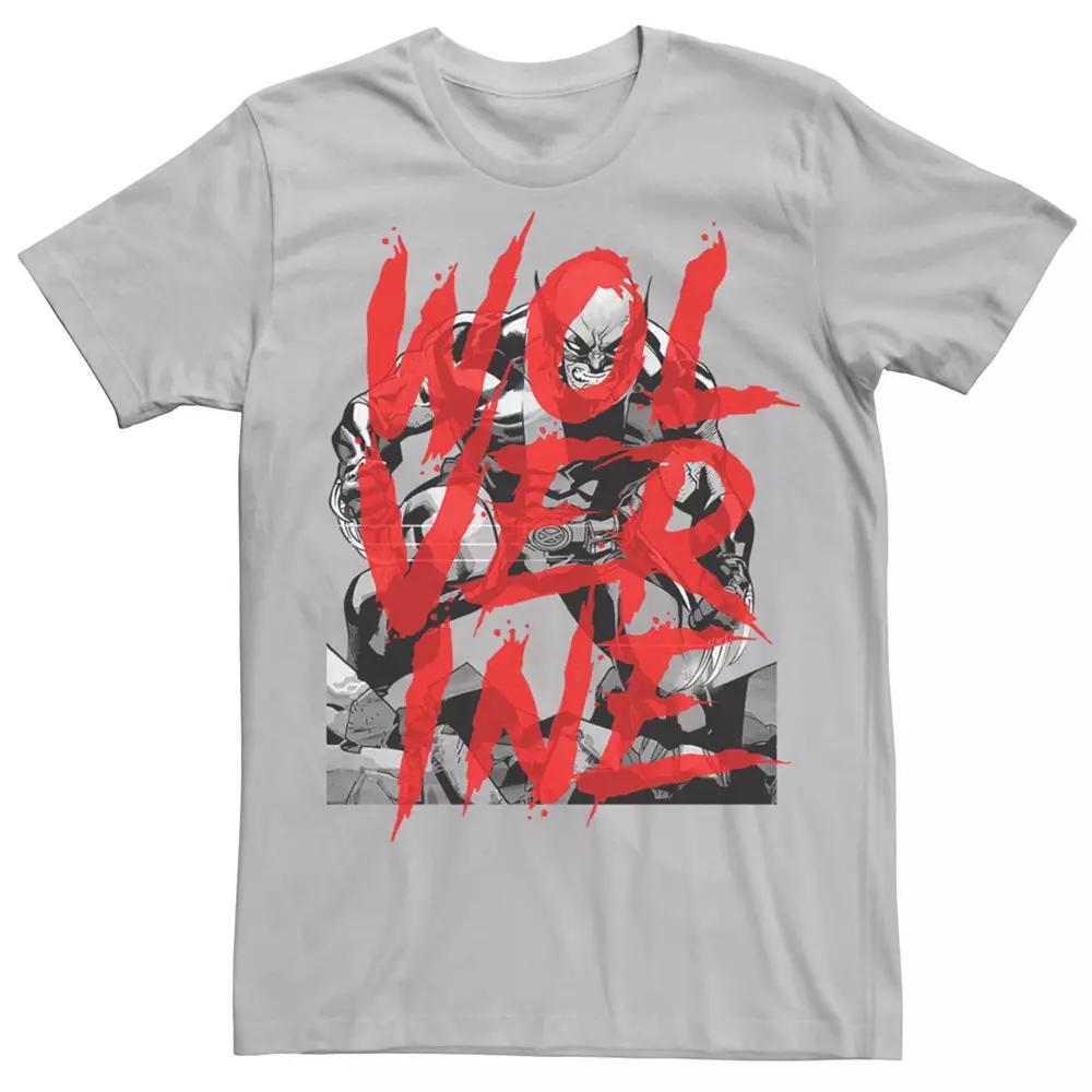 Men's Marvel Wolverine Overwrite Poster Tee,  Product Image