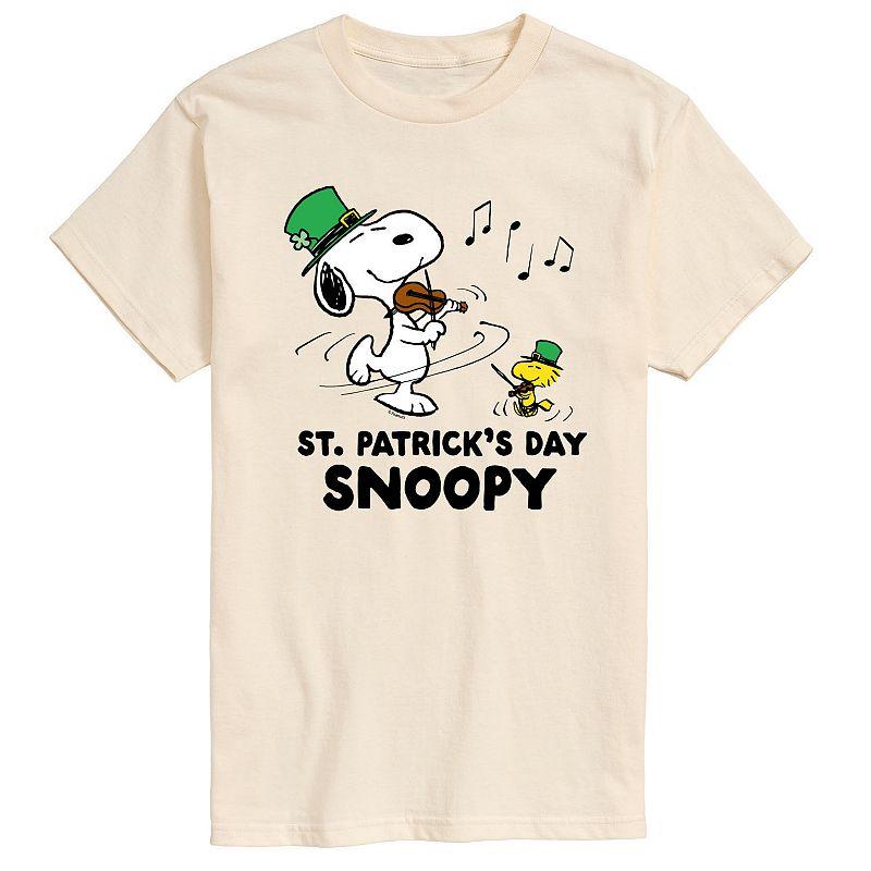 Men's Peanuts St. Patricks Day Snoopy Graphic Tee,  Product Image