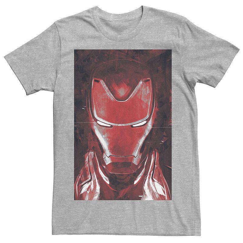Men's Marvel Avengers Endgame Red Iron Man Portrait Graphic Tee,  Product Image