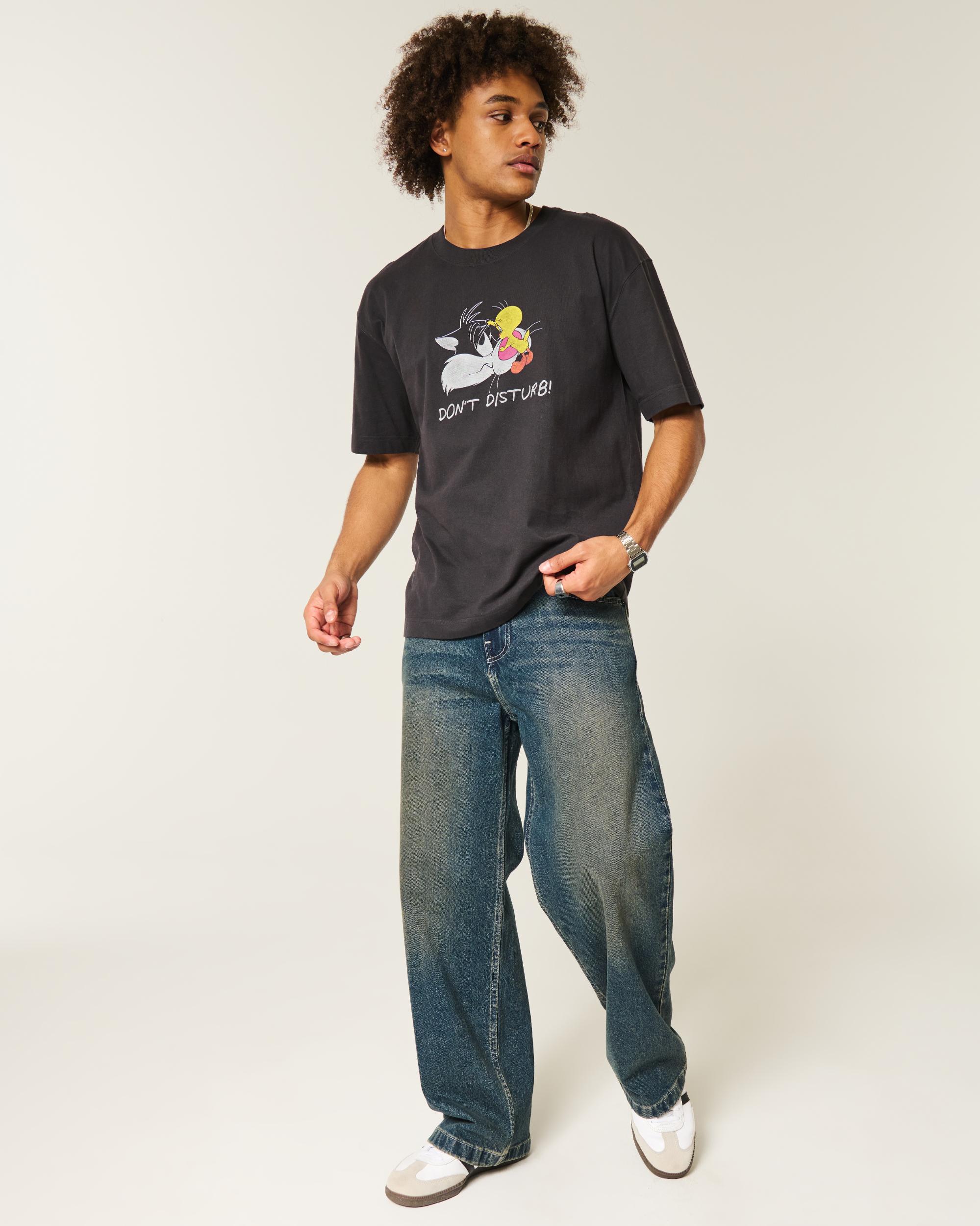 Boxy Heavyweight Looney Tunes Graphic Tee Product Image
