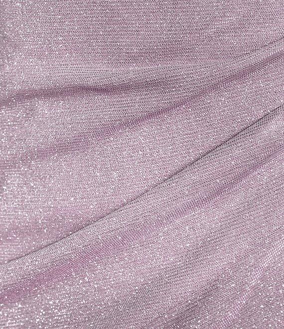 Midnight Doll Fairy Dust Rhinestone Strap V-Neck Tulip Hem Bodycon Mini Dress Product Image