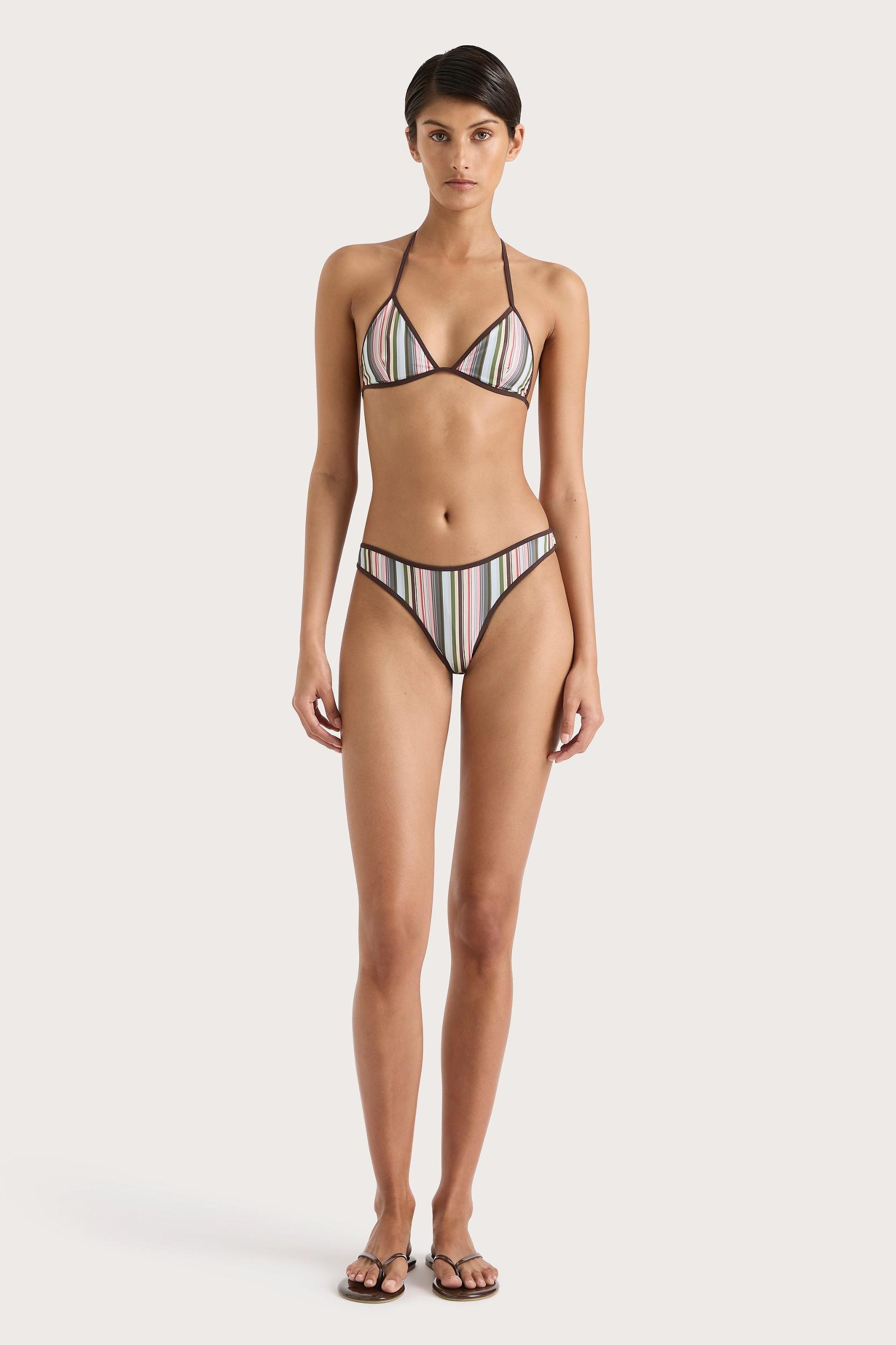 Ania Bikini Top Meleu Stripe Multi - Final Sale Product Image