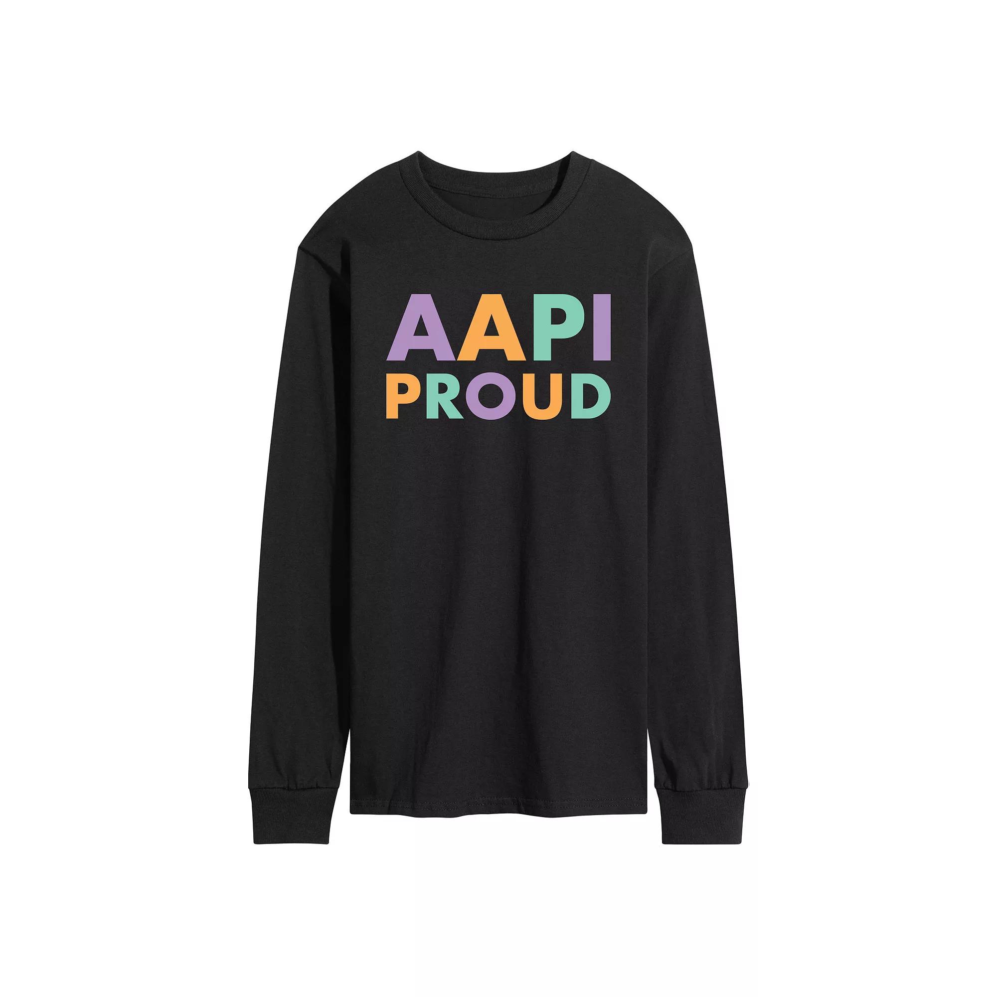 Men's AAPI Proud Long Sleeve Graphic Tee,  Product Image