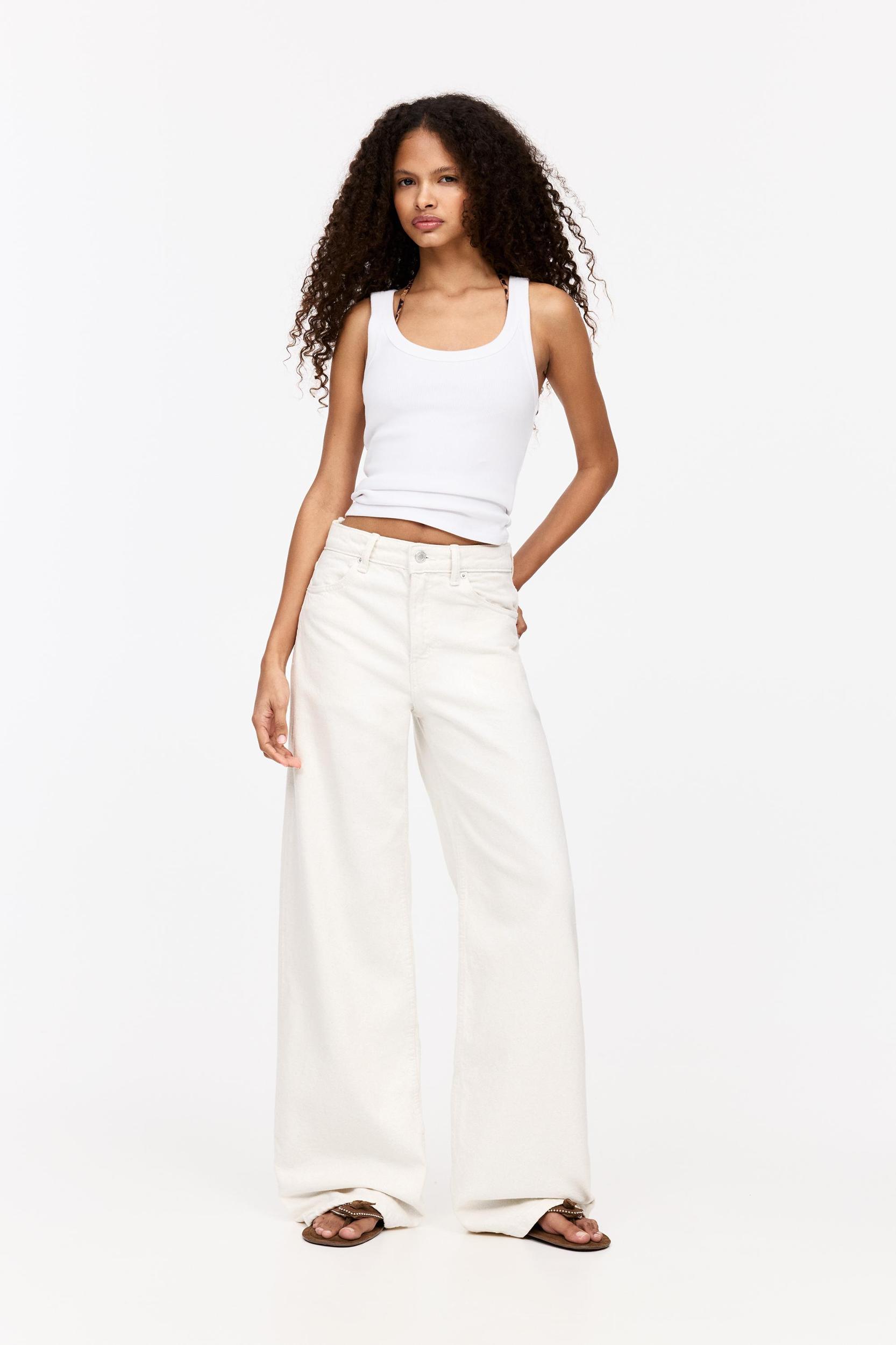 High-rise wide leg jeans Product Image
