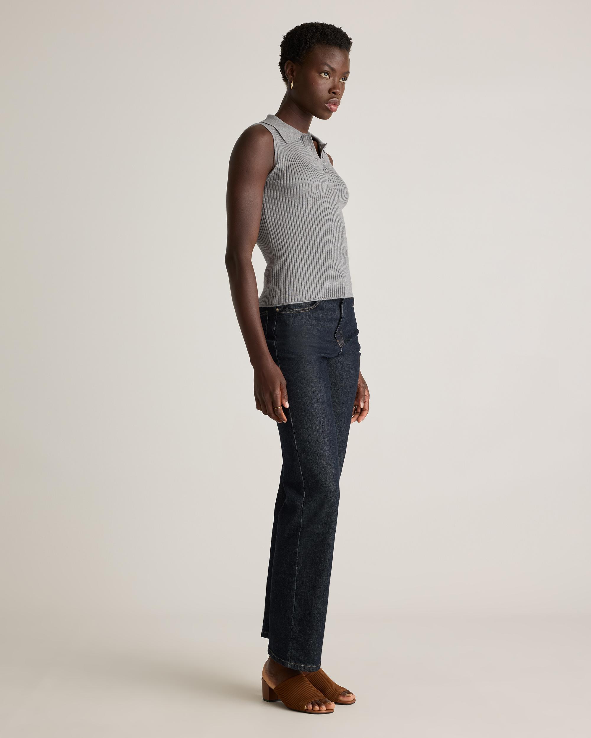 Quince | Women's Eco-Knit Polo Sweater Tank Top Product Image