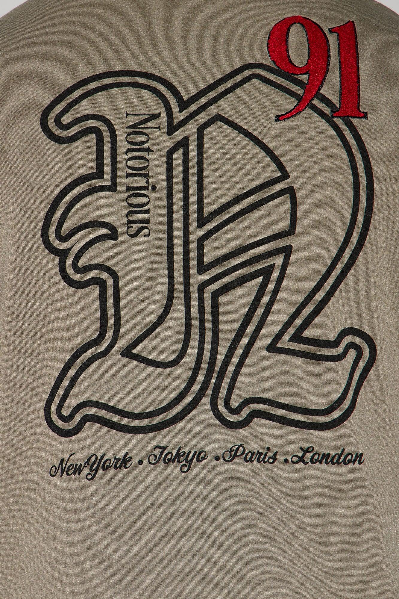 Notorious Worldwide Hoodie - Olive Product Image