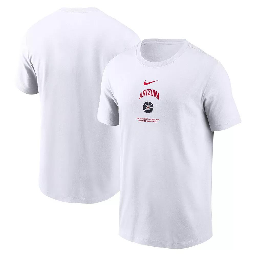 Men's Nike White Arizona Wildcats On-Court Basketball T-Shirt, Size: 2XL Product Image