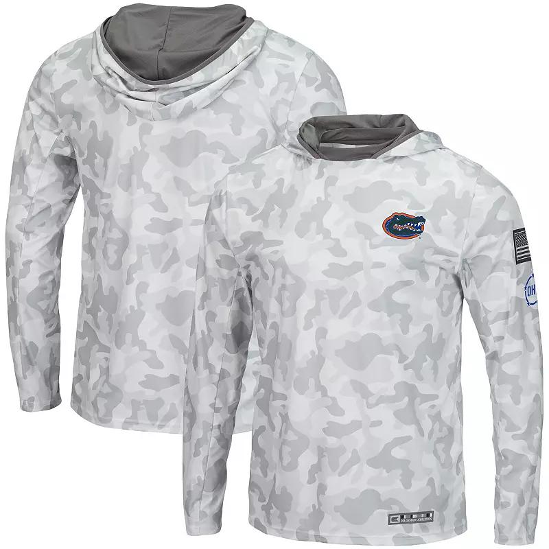Men's Colosseum Arctic Camo Georgia Bulldogs OHT Military Appreciation Long Sleeve Hoodie Top,  Product Image