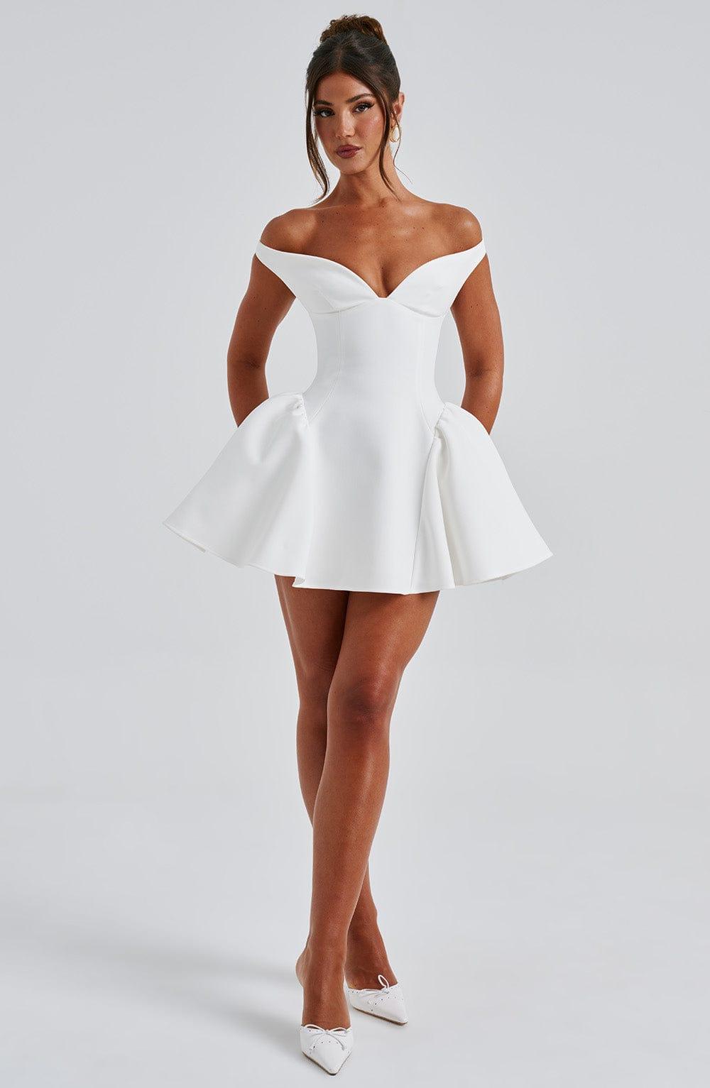 Marla Mini Dress - Ivory Product Image