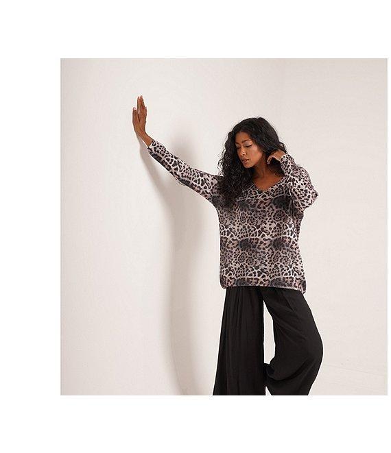 M Made in Italy Pull-On Pleated Ankle Coordinating Wide Leg Pants Product Image