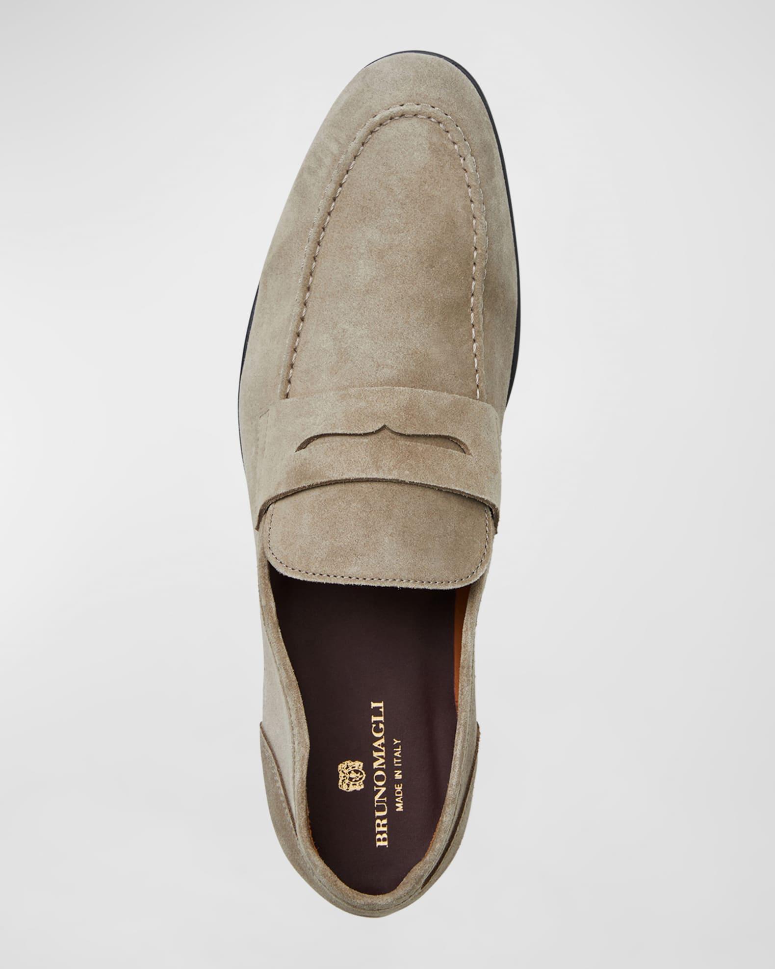Men's Lastra Suede Penny Loafers Product Image
