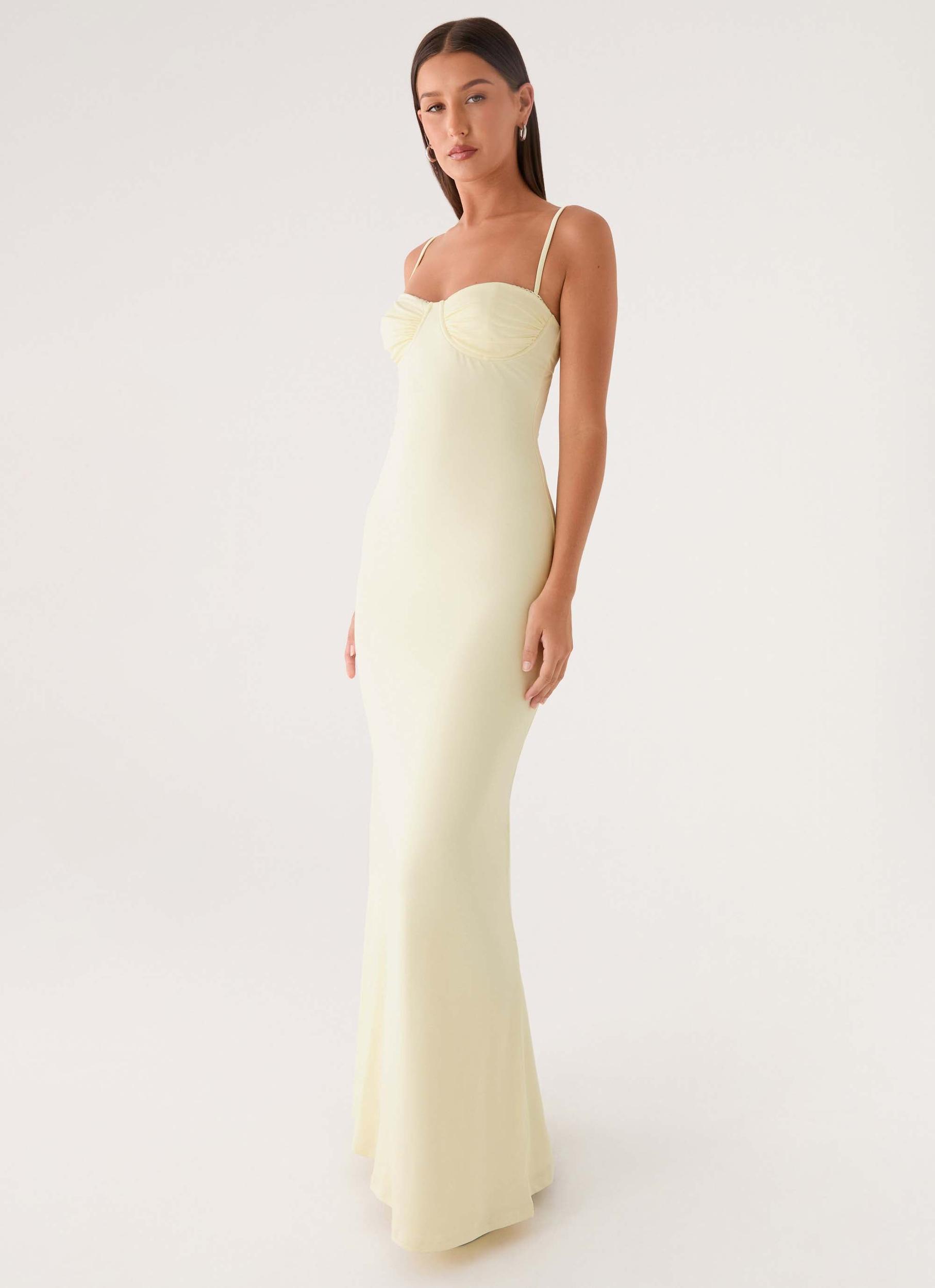 Vamonos Maxi Dress - Yellow Product Image