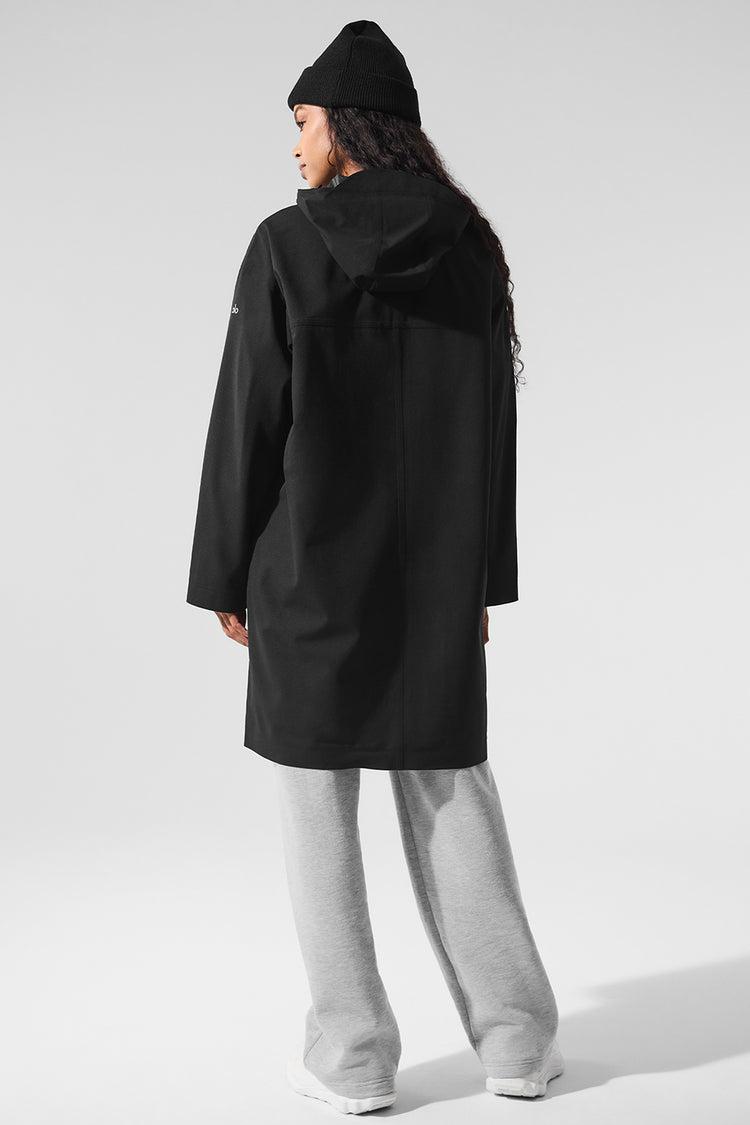 Rain Or Shine Long Coat - Black Product Image
