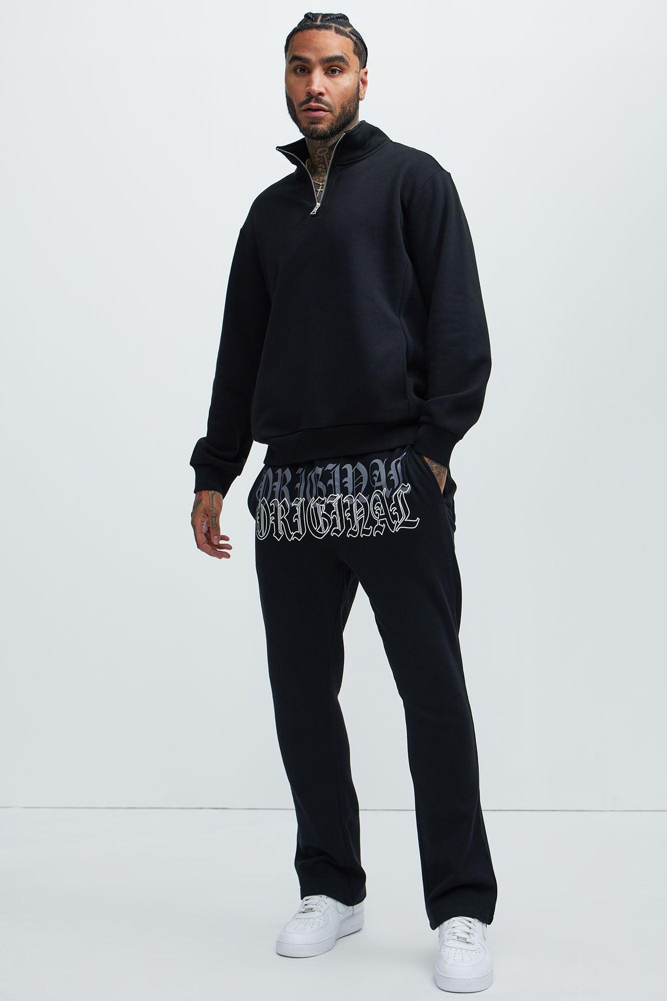 Tyson Originals Skinny Flare Sweatpant - Black Product Image