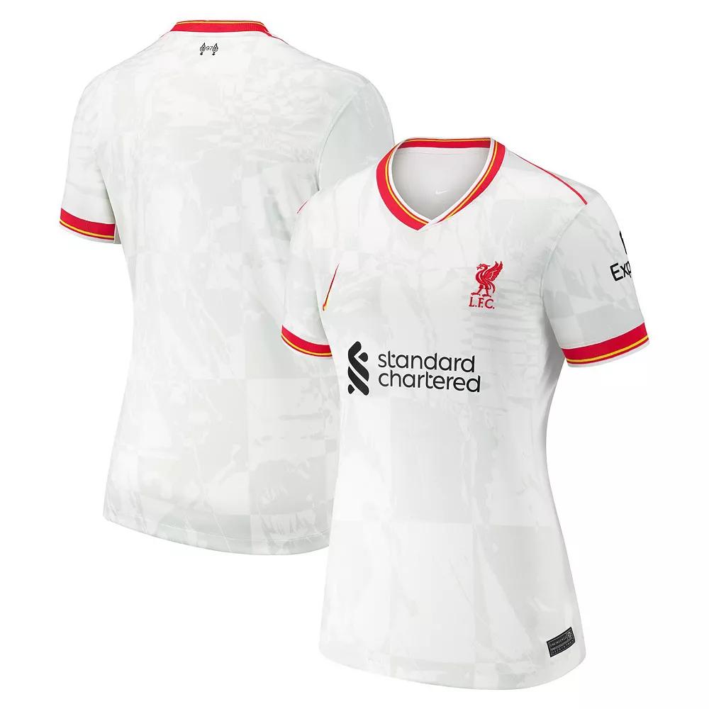 Women's Nike White Liverpool 2024/25 Third Replica Jersey, Size: Medium, Lvp White Product Image