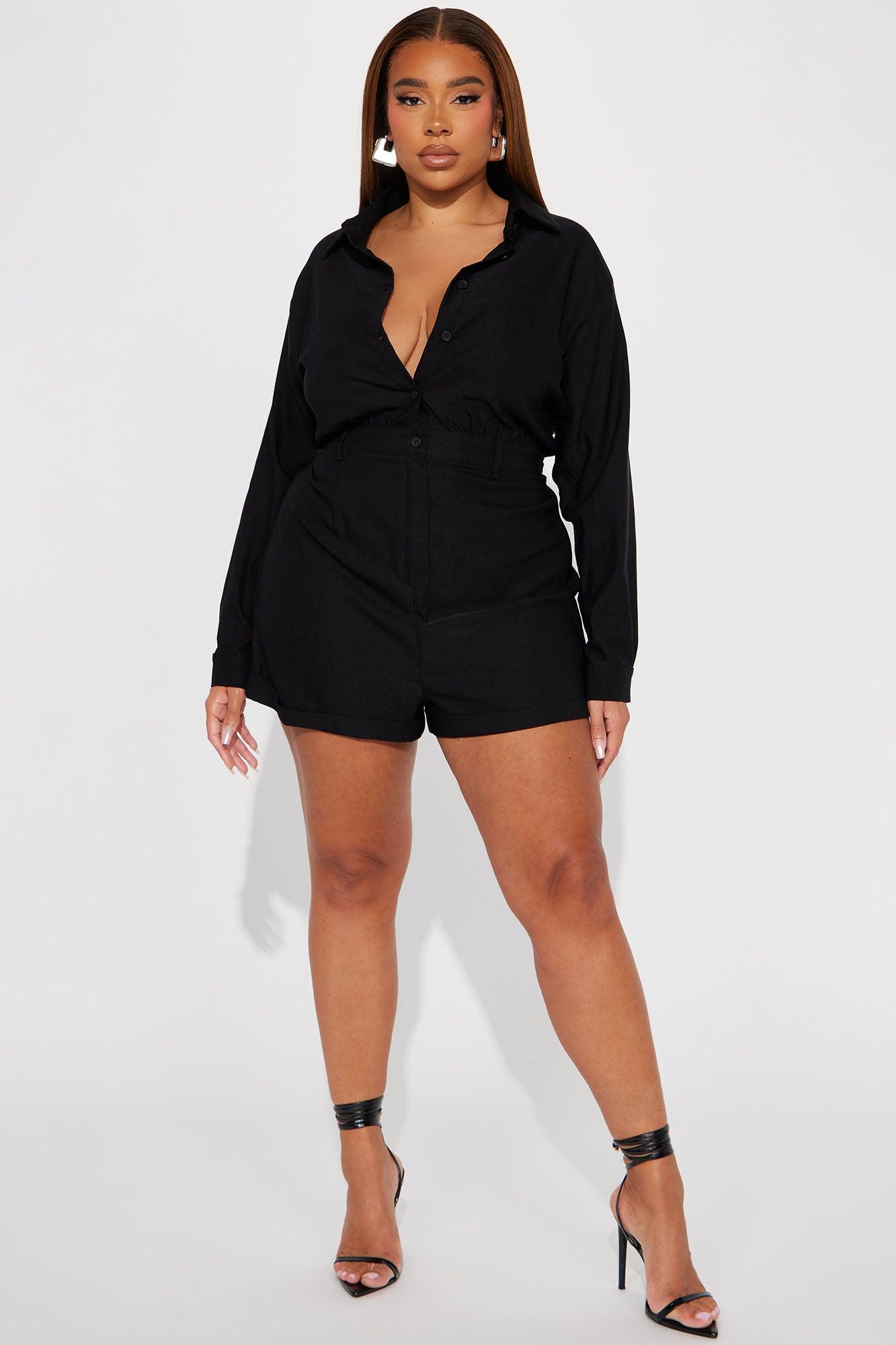 Always My Way Romper - Black Product Image