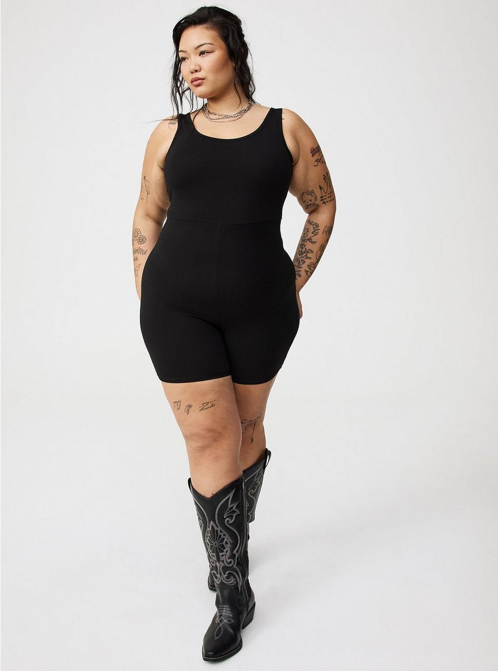 Scoop-Neck Tank One-Piece Product Image